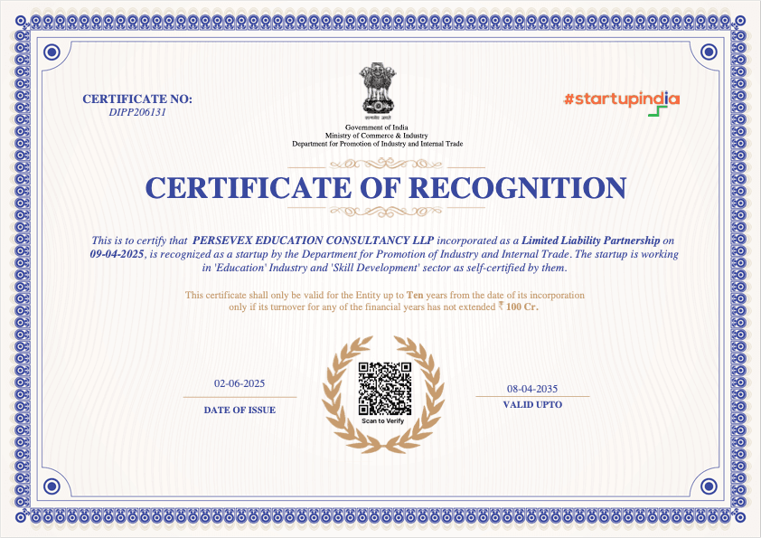 DPIIT Recognized Startup