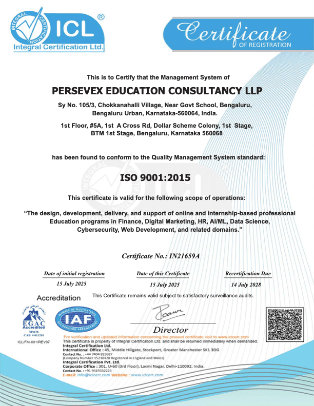 ISO 9001:2015 Certified