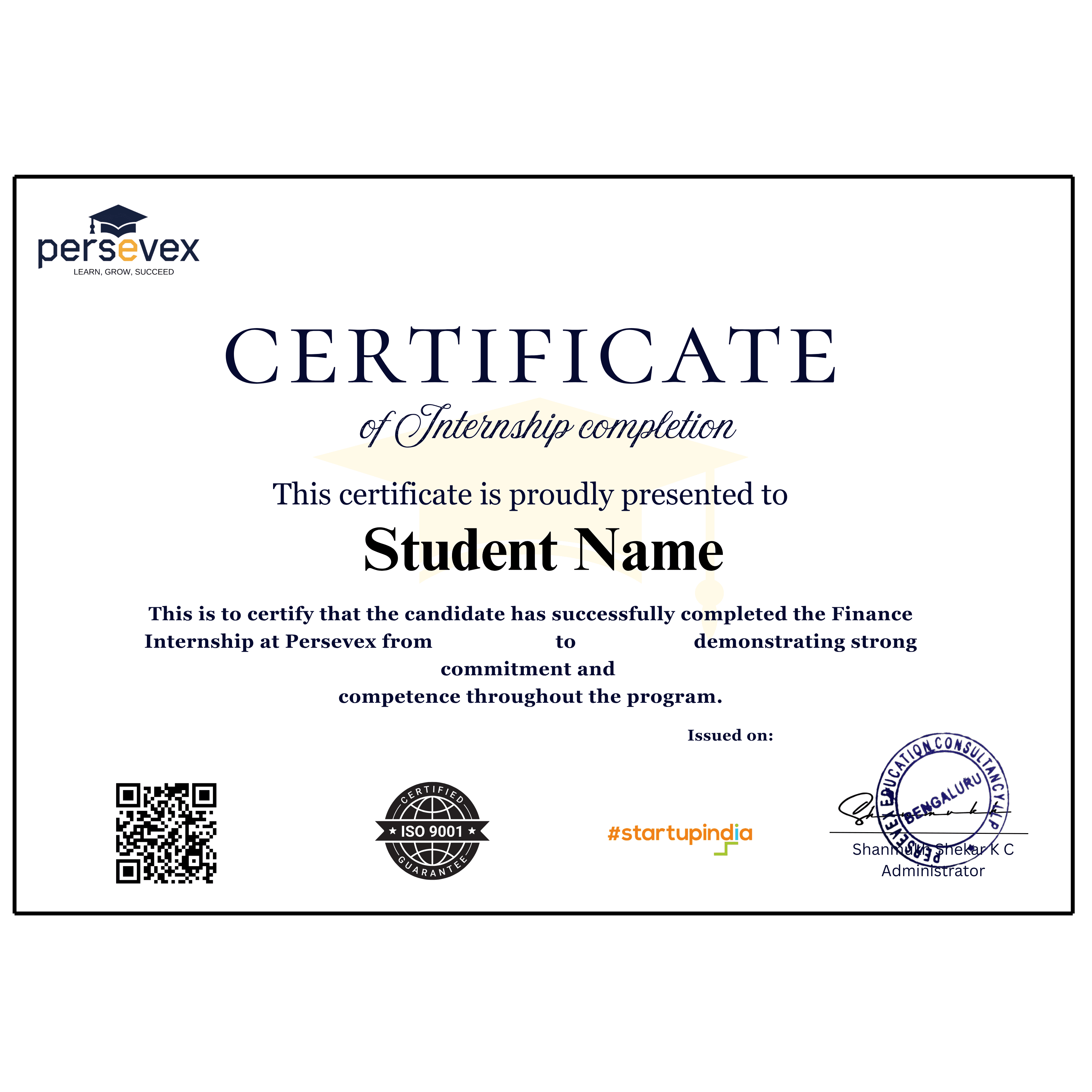 Internship Certificate